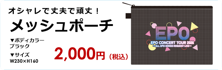 メッシュポーチ